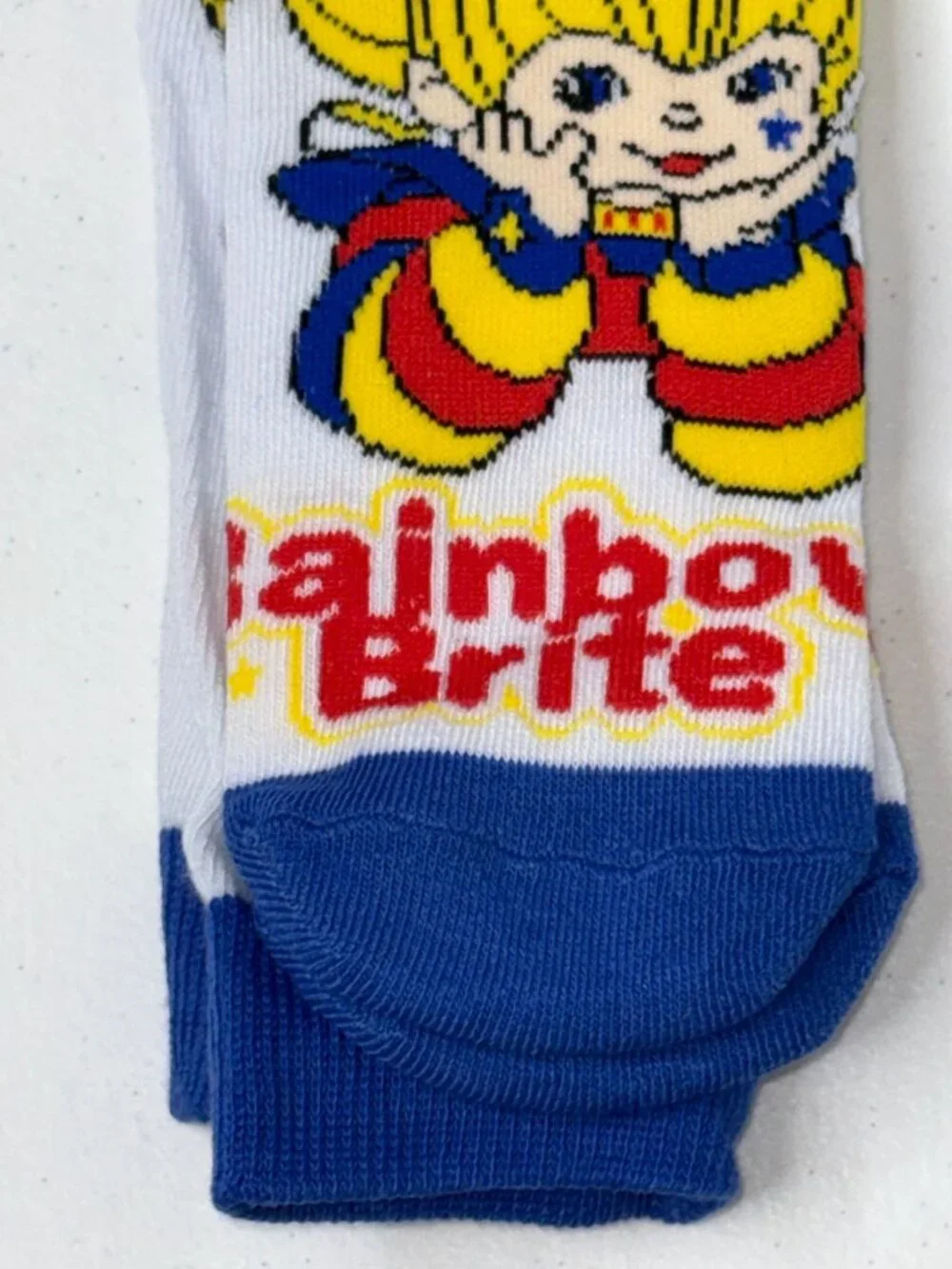 Rainbow Brite Crew Socks NWT Adult One Size